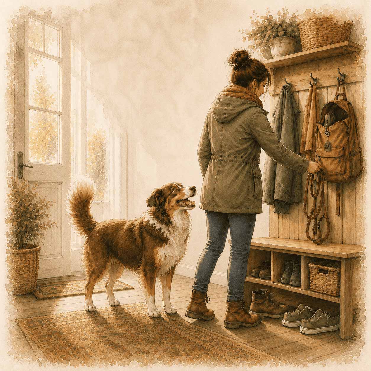 Hunde lernen ständig